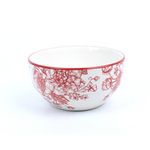 Vajilla Elizabeth Cerámica Diseño Floral Rosa 16 Pzs