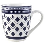 Vajilla Cerámica Diseño Azul Floral 16 Pzas