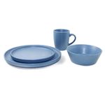 Vajilla de Cerámica Azul Fabiana 16 Pzs