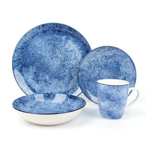 Vajilla Armonía Cerámica Azul 16 Pzs