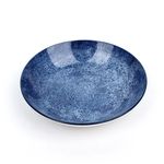 Vajilla Armonía Cerámica Azul Estilo Marmolado 16 Pzs