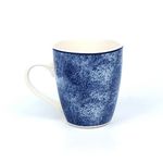 Vajilla Armonía Cerámica Azul Estilo Marmolado 16 Pzs