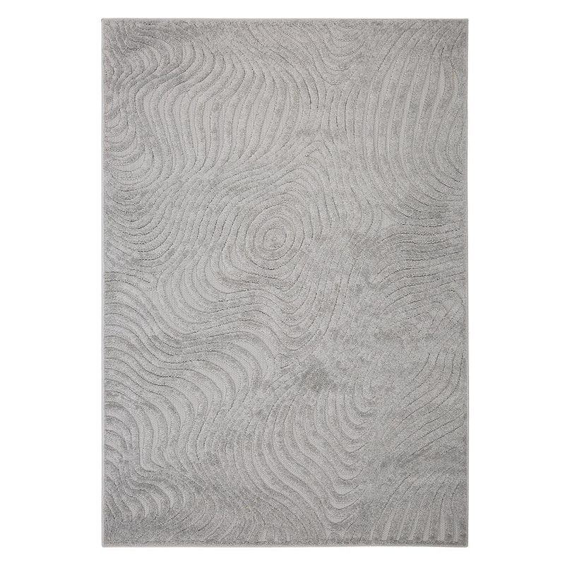 Alfombra Chiara Gris 160 x 235 Cm