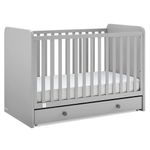 Cuna con Gaveta Graham 4 en 1 Gris
