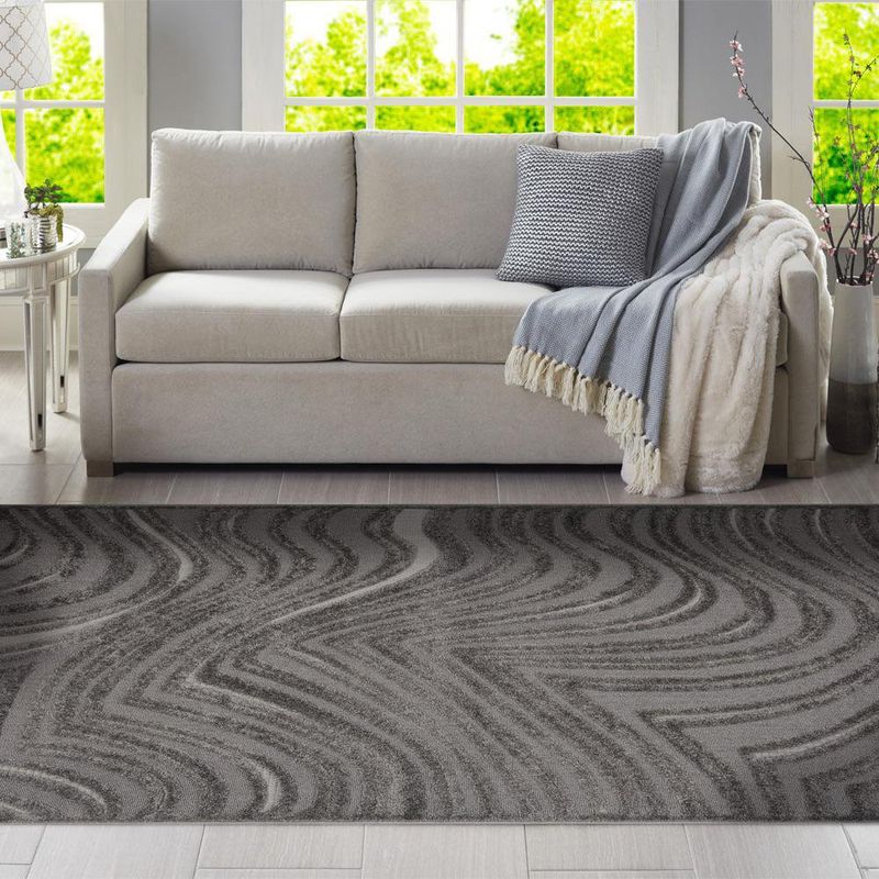Alfombra de Uso Exterior Chiara Gris 133x190 Cm