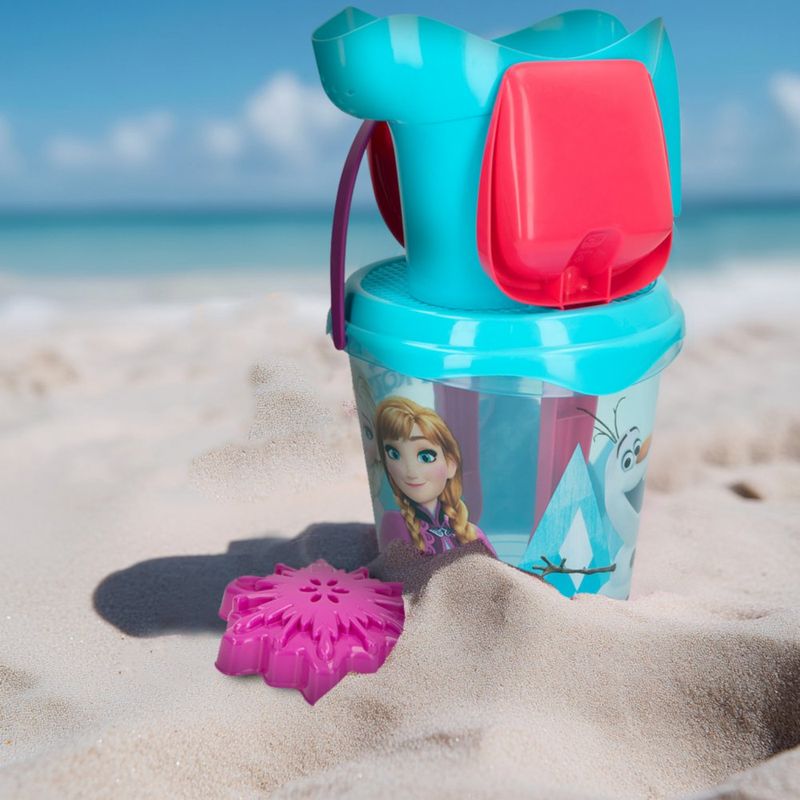 Cubeta de Playa con Accesorios Frozen