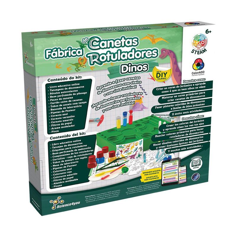 Fábrica De Marcadores Dinosaurios