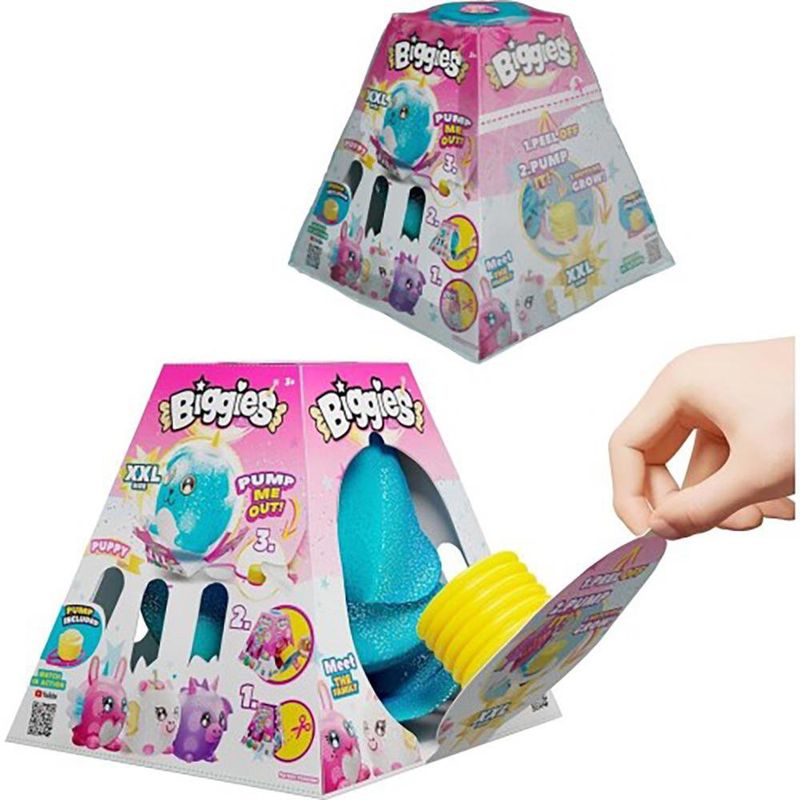 Peluche Inflable Biggies Milkshake con Bomba Incluida