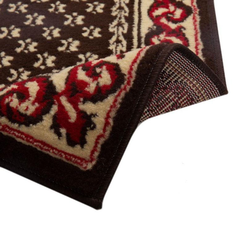 Combo Alfombras Café y Negras Decorativas