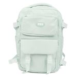 Mochila Verde con Bolsillos