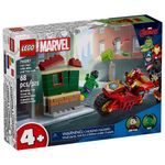 Iron Man con Moto y Hulk 68 Pzas Lego Marvel