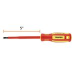 Destornillador Aislado Plano 5 Plg - Truper