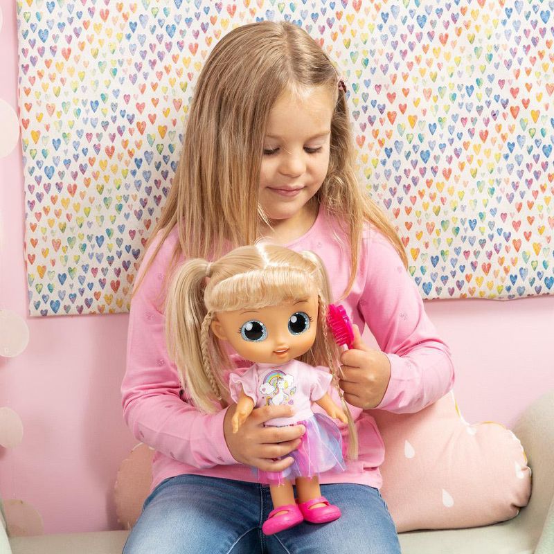 Peluche Unicornio Rosa De 31 Cm