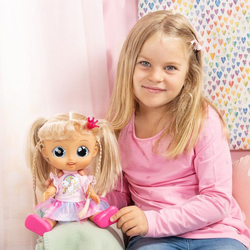Peluche Unicornio Rosa De 31 Cm
