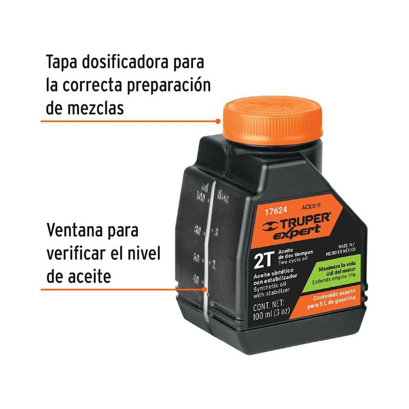 Aceite para Motor 2 Tiempos 4 Oz