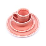 Vajilla Cerámica Andina Rosa 16 Pzs