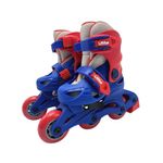 Patines en Línea Ajustables Rojos Talla M