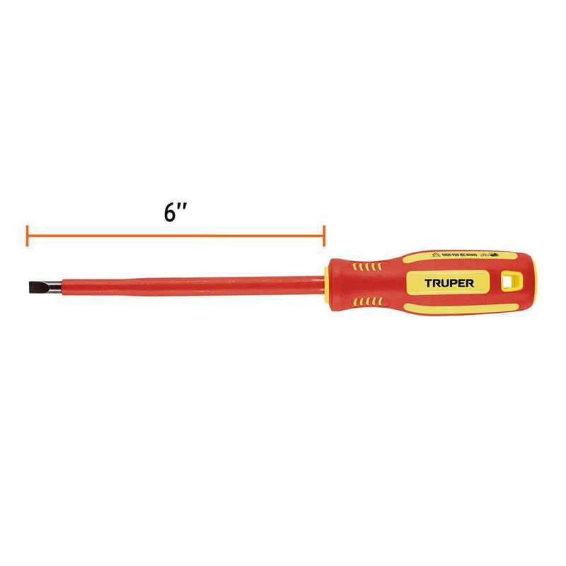Destornillador Aislado Plano 6 Plg - Truper