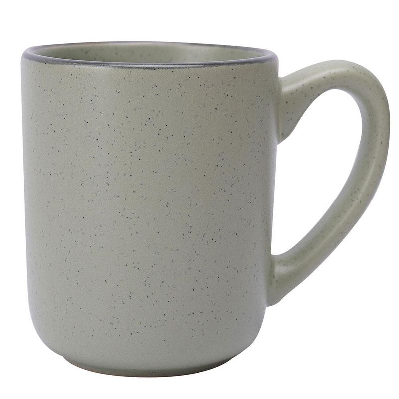 Vajilla de Cerámica Gris con Borde Negro 16 Piezas