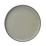 Vajilla de Cerámica Gris con Borde Negro 16 Piezas