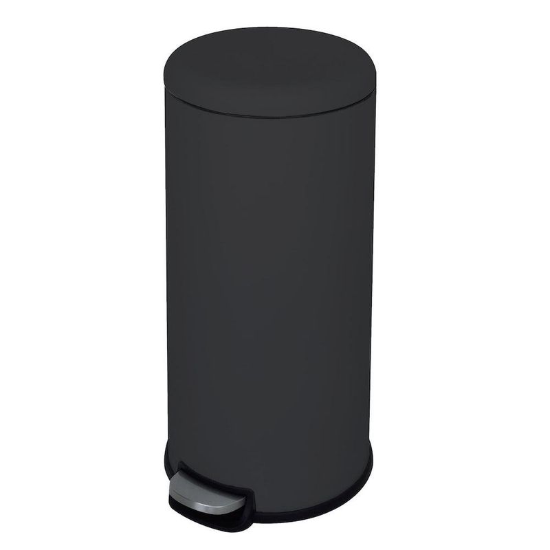 Basurero Soft Closing Delina Negro Mate 28 L