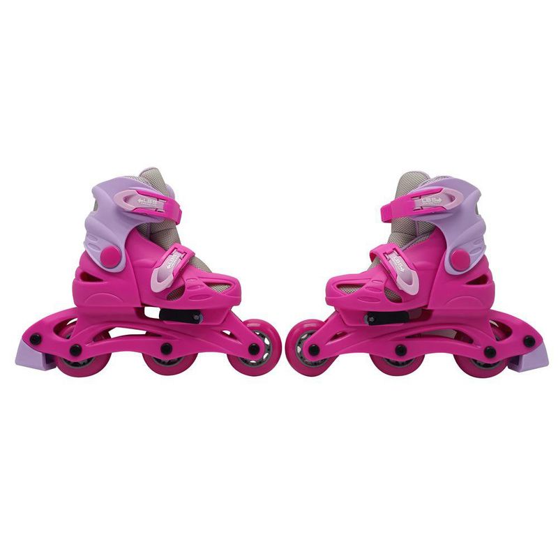 Patines en Línea Ajustables Rosados Talla S