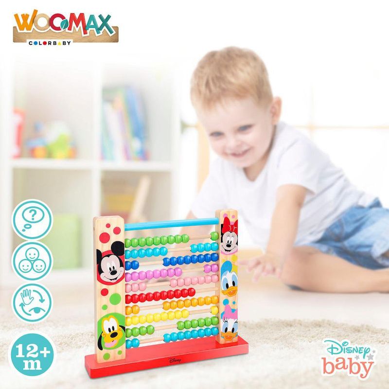 Ábaco de Madera Disney