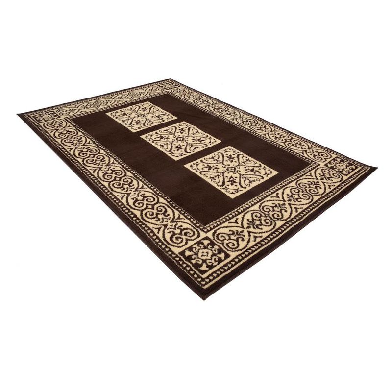 Combo 3 Alfombras Decorativas Café