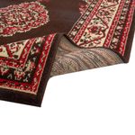Combo Alfombra Café Oscuro Decorativo