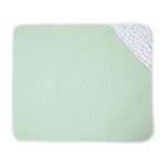 Set de Baño Toallas con Capucha y Paños Faciales Osos Verde