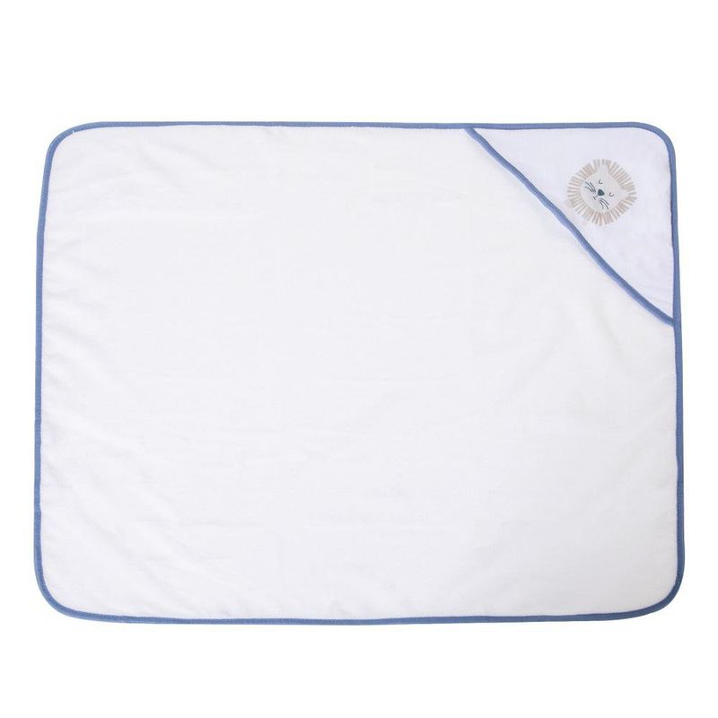 Toalla con Capucha y Paños Azul