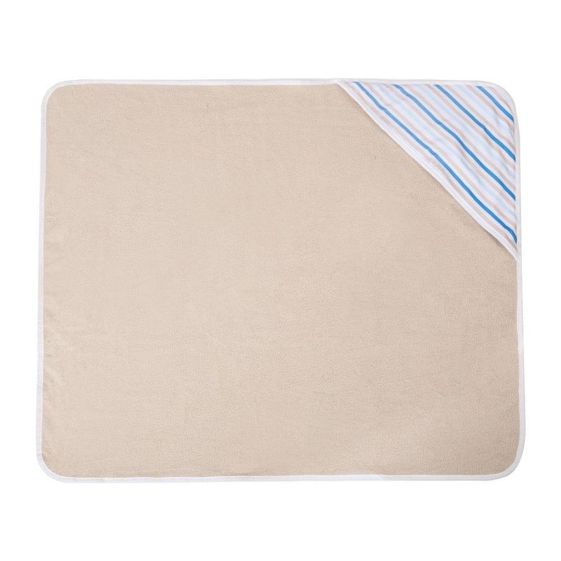 Toalla con Capucha y Paños Azul