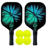 Set de Raquetas y Pelotas para Pickleball 6 Pzas