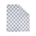 Frazada Cuadritos Azul
