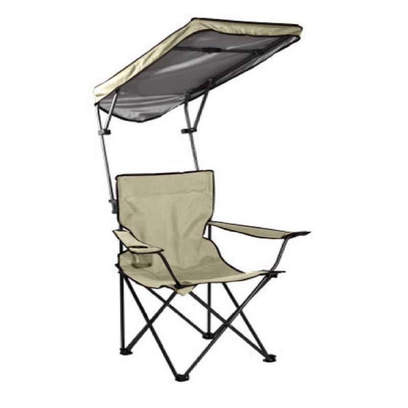 Silla Plegable con Canopy Ajustable Color Taupe