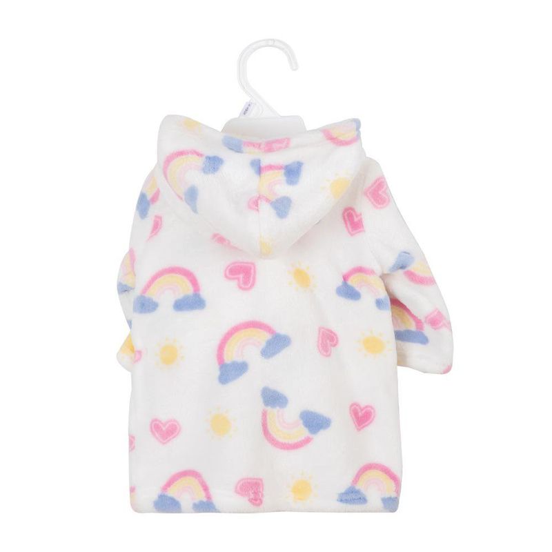 Bata de Franela con Arcoiris