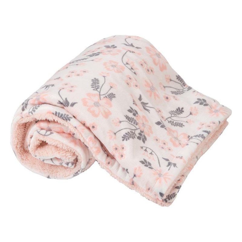 Set de Frazada y Almohadita para Bebé Diseño Floral