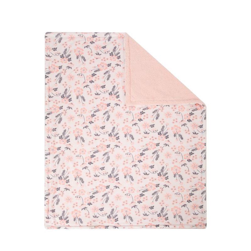 Set de Frazada y Almohadita para Bebé Diseño Floral