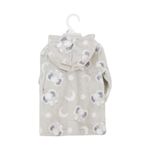 Bata de Franela con Elefante Gris