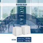 Sistema Smart Wi-Fi Mesh Doble 2.4 GHz y 5 GHz