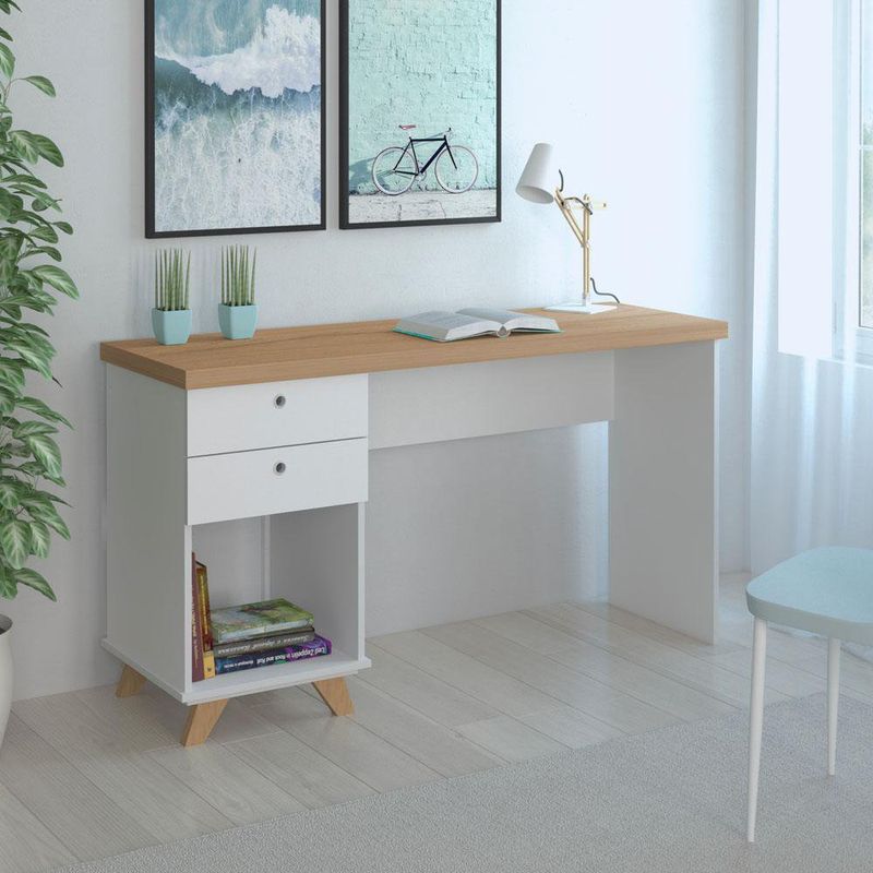 Escritorio Sky Blanco y Beige