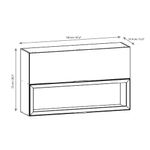 Gabinete Aéreo Beige de 2 Puertas
