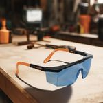 Lentes De Seguridad Ajustables Azul - Truper