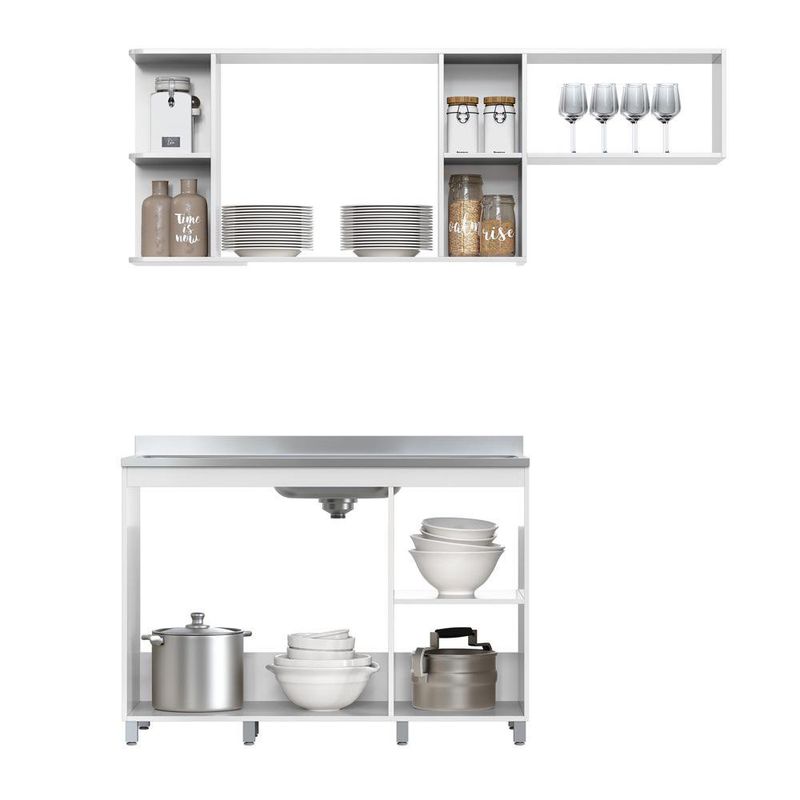 Juego de Gabinetes para Cocina Blanco