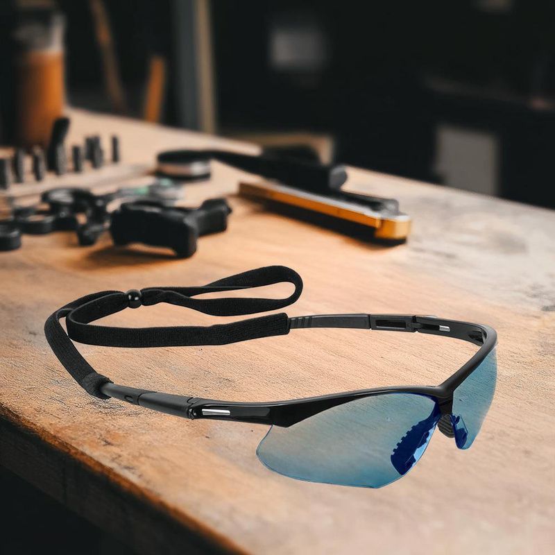 Lentes Seguridad Azul Anti-Empaño Sport - Truper