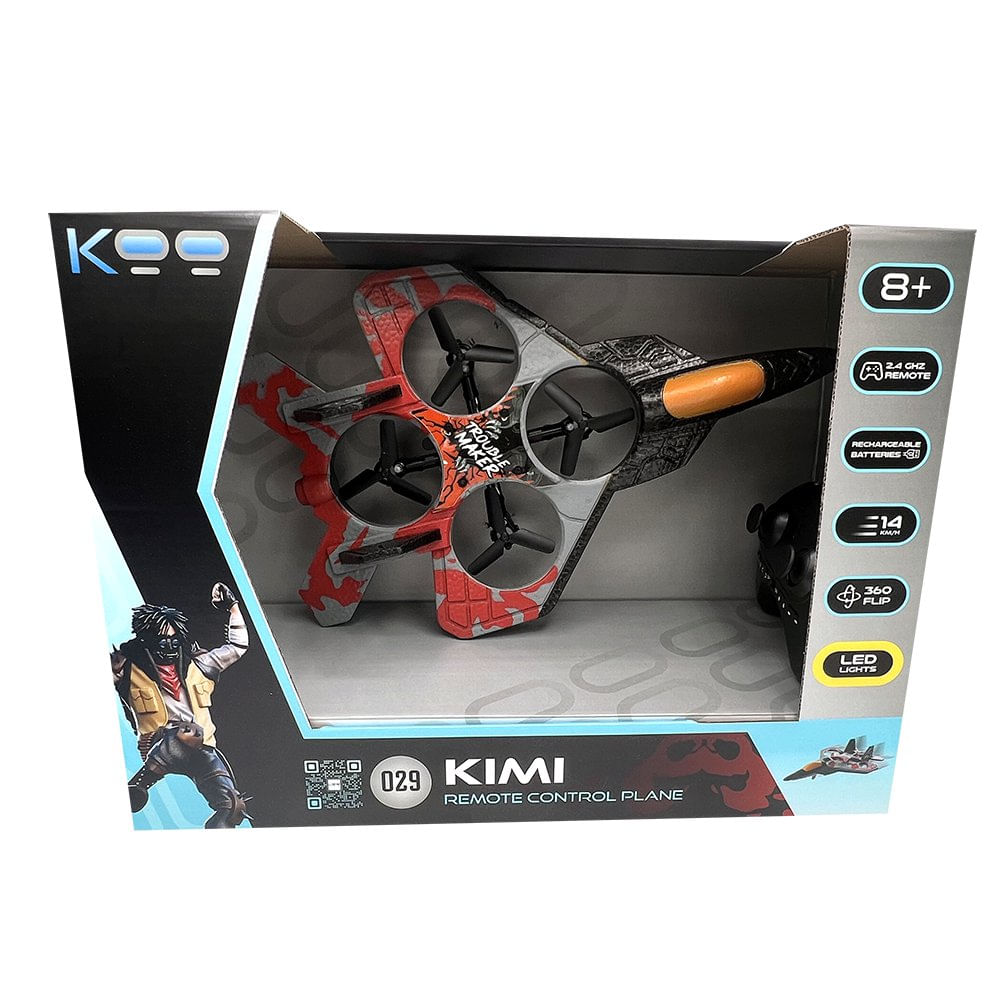 Avión RC TGKYK 2CH De 2.4GHz Con Luces LED, Espuma EPP Resistente, Batería 250mAh Y 15 Min De Vuelo, Ideal Para Principiantes