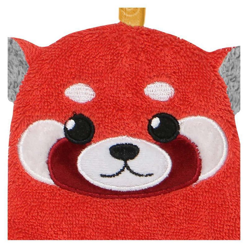 Guante De Baño Panda Rojo - Zoocchini
