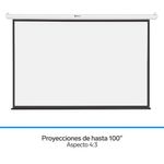 Pantalla Automática para Proyector de 100 Plg