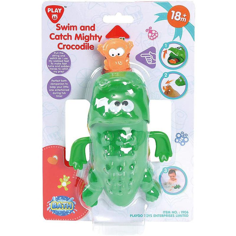 Juguete Cocodrilo para Baño con Compartimento