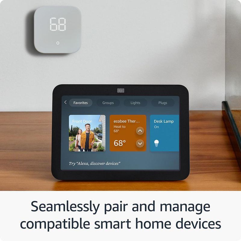 Amazon Echo Show 8 con Alexa 3ra Generación Negro